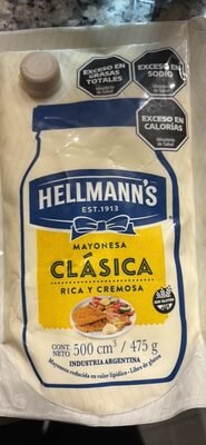 Mayonesa Clásica Rica y Cremosa 500g